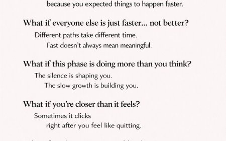 What if you’re not behind… you’re just early?